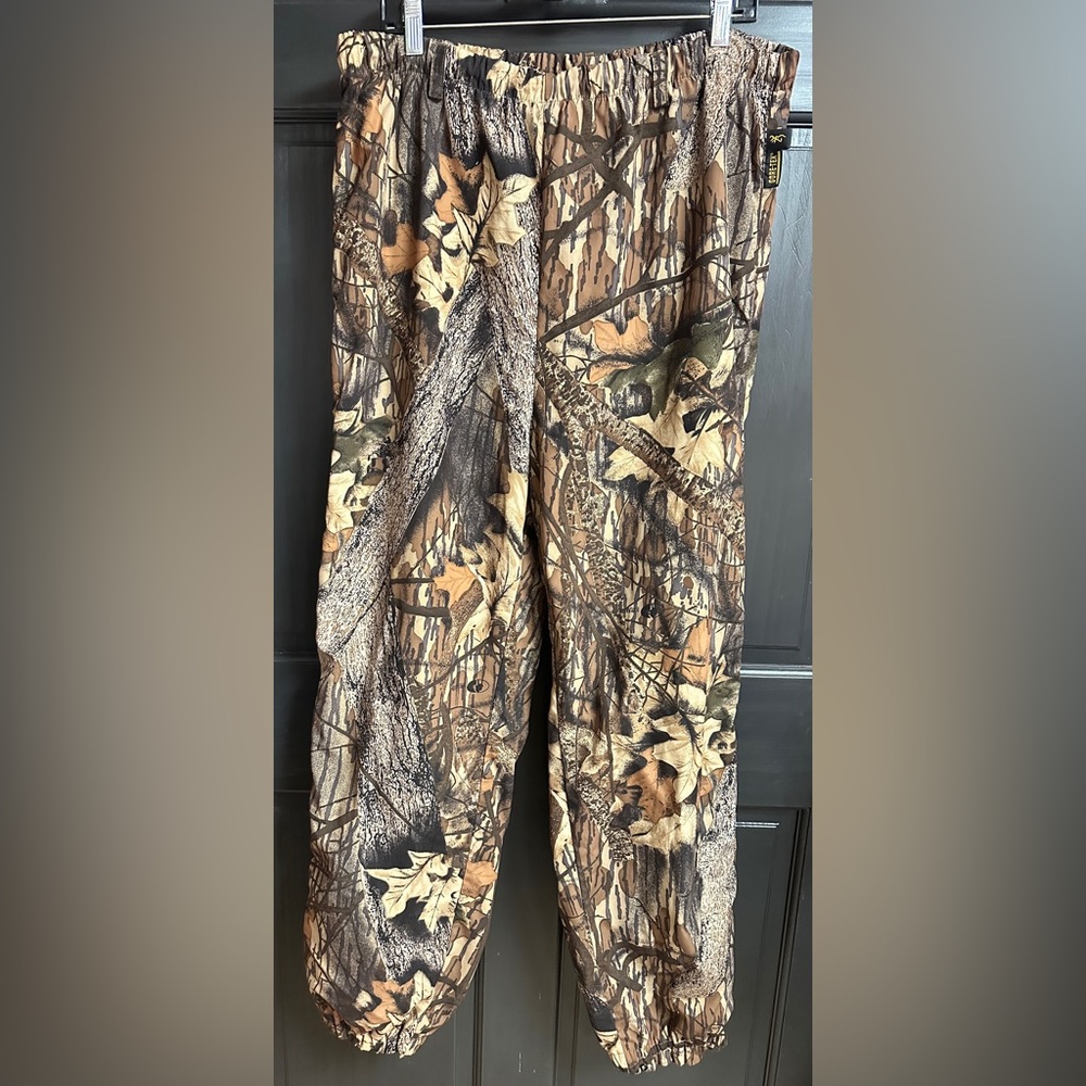 Browning Camo Lightweight Rain Pants Mossy Oak Break Up Pattern Men’s Size XL